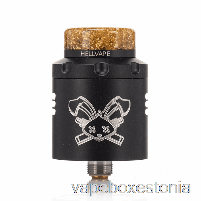 Vape Box Estonia Hellvape Dead Rabbit V3 24mm Rda Matt Must (valge Logo)